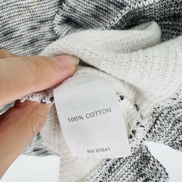 Pure J. Jill Womens Gray Marled Cropped Sweater Top size XL 3/4 Sleeve - Picture 3 of 3